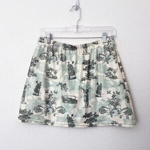 [Nike] Vintage Green Dri-Fit Tennis Pickleball Toile Polo Active Skort Sz Large